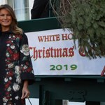 Melania Trump w świątecznym nastroju!