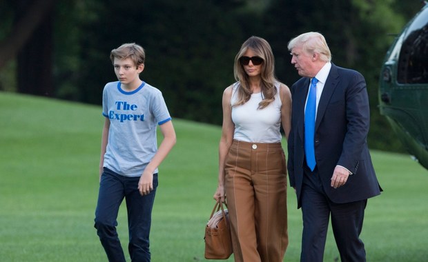 Melania Trump wprowadziła się do Białego Domu z synem Barronem