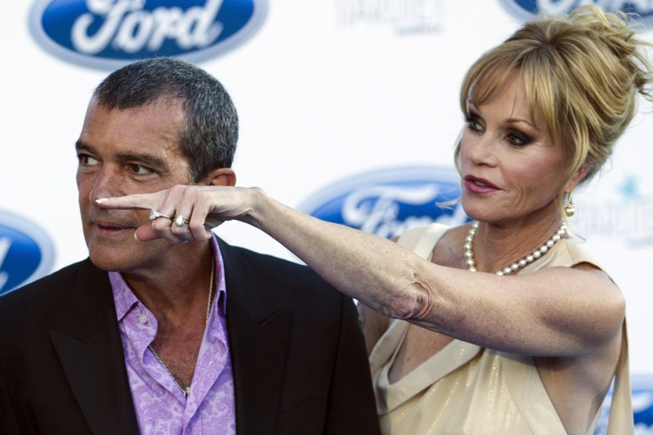 Melanie Griffith i Antonio Banderas /JORGE ZAPATA /PAP/EPA