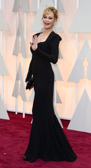 Melanie Griffith na oscarowej Gali 2015. /MIKE NELSON /PAP/EPA