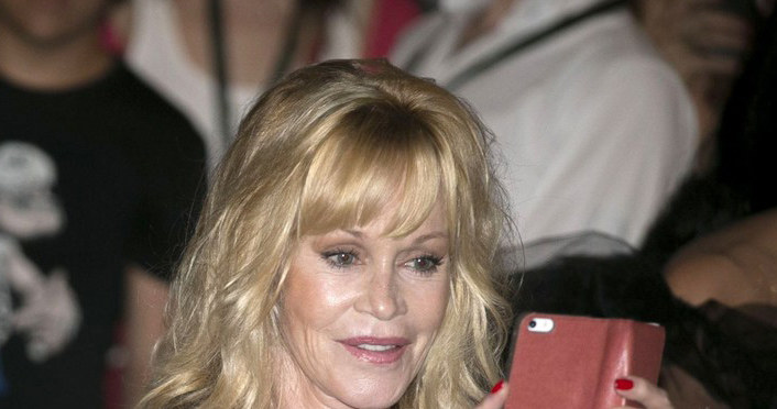 Melanie Griffith zamazała tatuaż /Manuel Romano/REX /East News