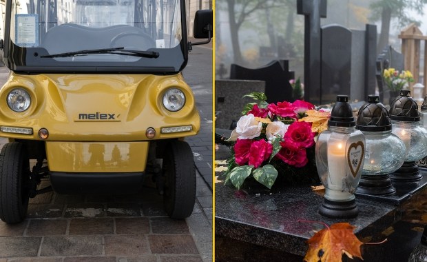 Meleks podwiezie odwiedzających cmentarze. To ułatwienie dla seniorów