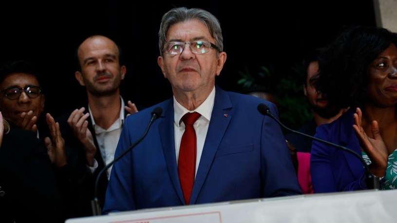 Melenchon po zwycięstwie w exit poll. Lider lewicy punktuje Macrona