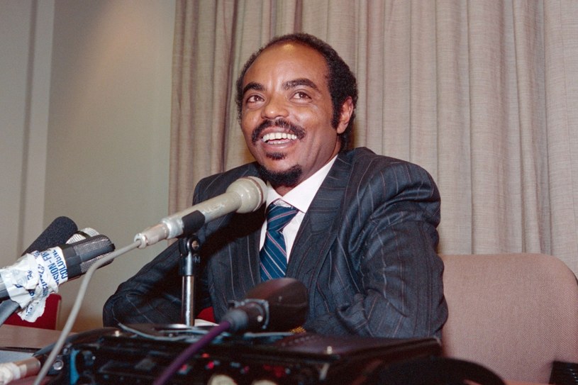 Meles Zenawi. Zdjęcie zrobione w 1991 roku /AFP