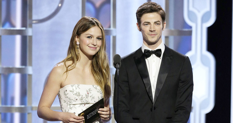 Melissa Benoist, Grant Gustin /Handout /Getty Images