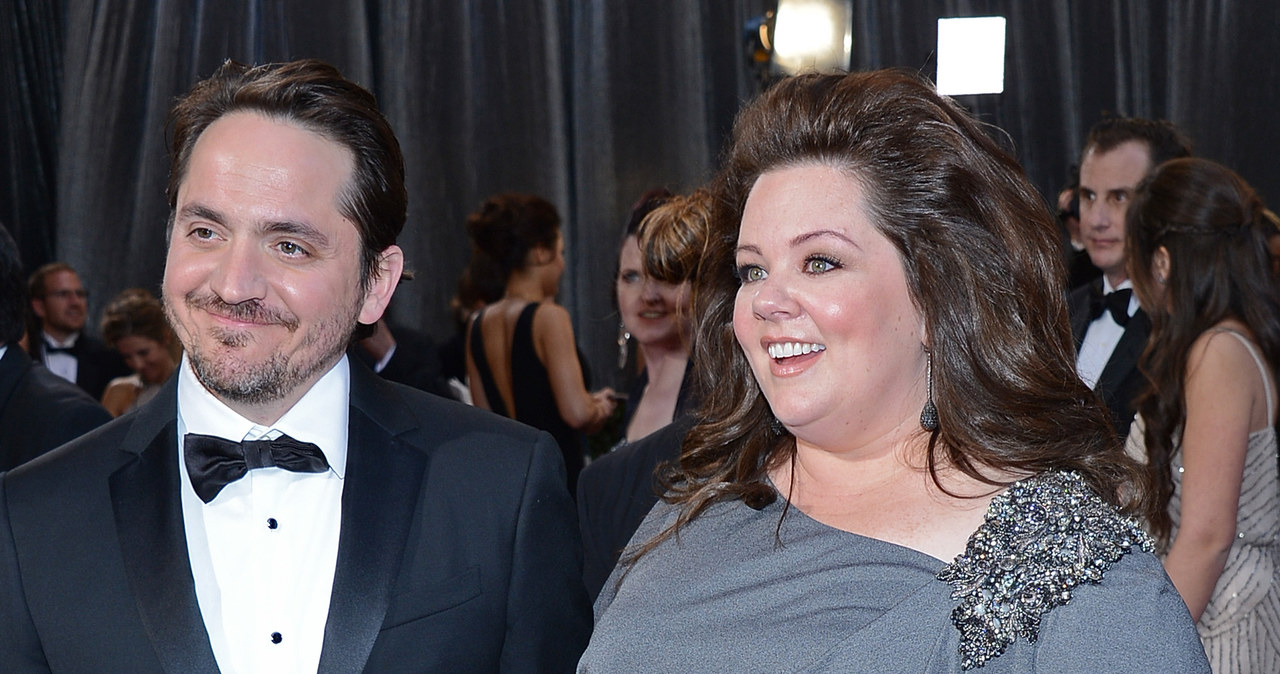 Melissa McCarthy z mężem /Michael Buckner  /Getty Images