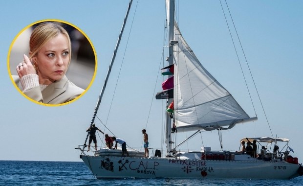Meloni apeluje do flotylli płynącej do Strefy Gazy. "Nareszcie pojawiła się nadzieja"