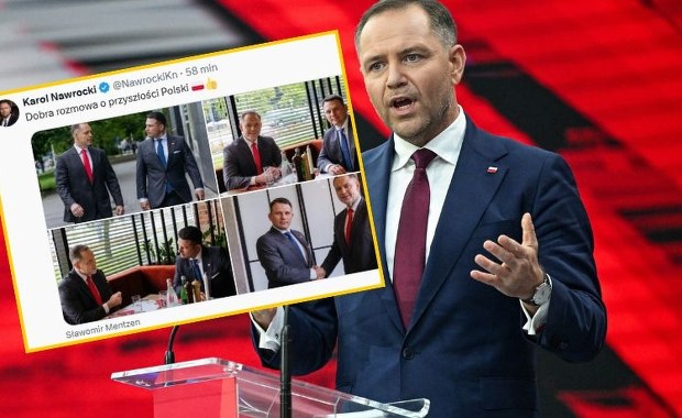 Mentzen spotkał się z Nawrockim. Czy było piwo?