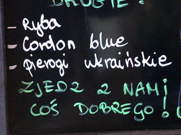 Menu w jednej z zakopiańskich restauracji /Maciej Pałahicki /RMF24