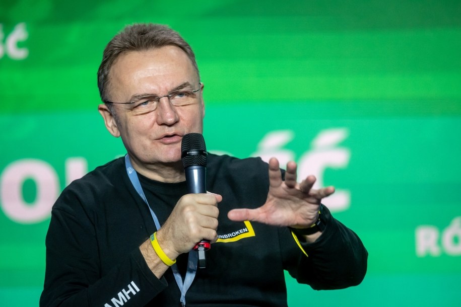 Mer Lwowa Andrij Sadowy /Tytus Żmijewski /PAP