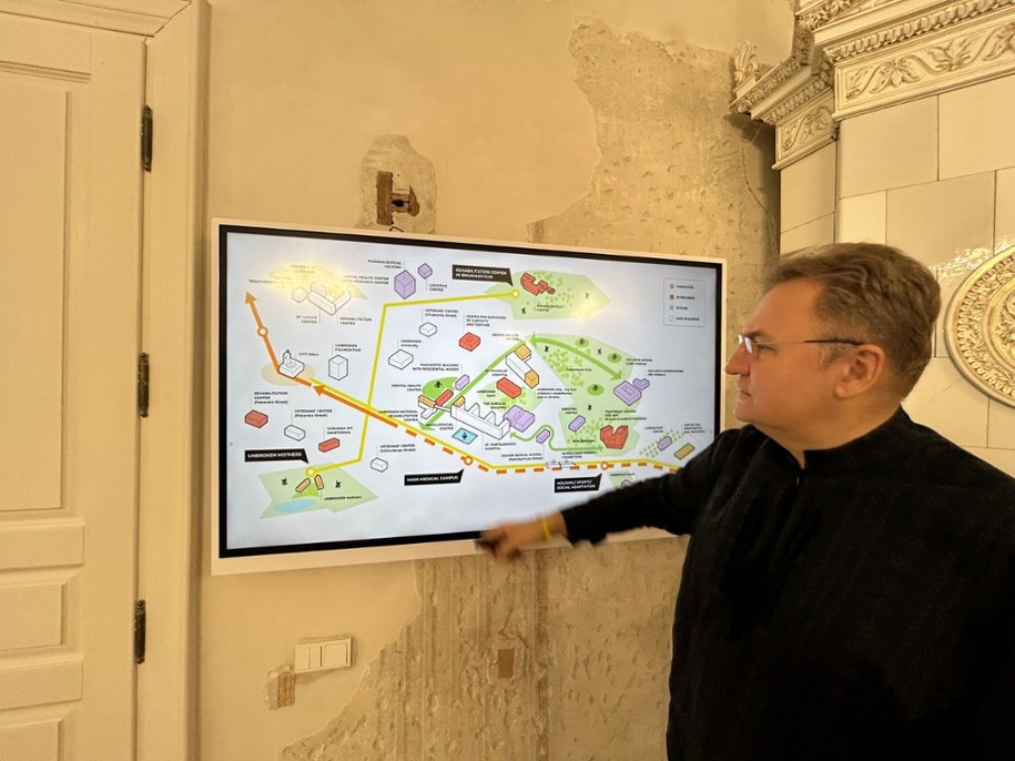 Mer Lwowa Andrij Sadowy /Mateusz Chłystun /RMF FM