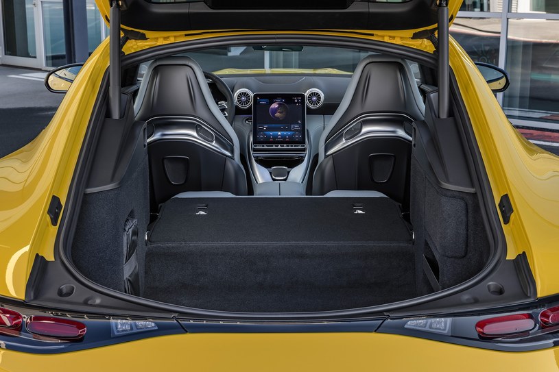 Mercedes-AMG GT oferuje 4 miejsca siedzące. W tylnym rzędzie dorosłe osoby raczej się nie zmieszczą /Mercedes /materiały prasowe