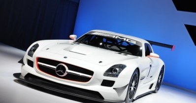 Mercedes-Benz SLS AMG -  zdjęcie z międzynarodowych targów Auto Show w Nowym Jorku /AFP