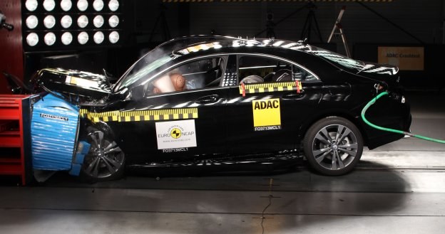 Mercedes CLA w teście zderzeniowym Euro NCAP /Euro NCAP