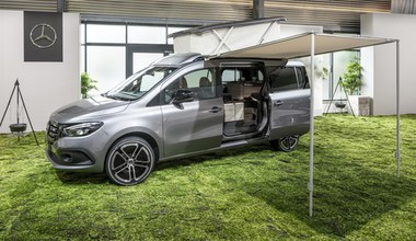Mercedes Concept EQT Marco Polo – kamper w skórze kombivana