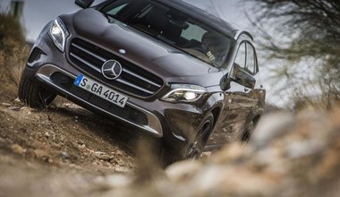 Mercedes GLA jak atletycznie zbudowany facet w kosztownym garniturze od Prady