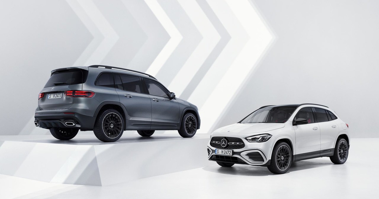 Mercedes GLB i Mercedes GLA 2023 /Interia.pl /materiały prasowe