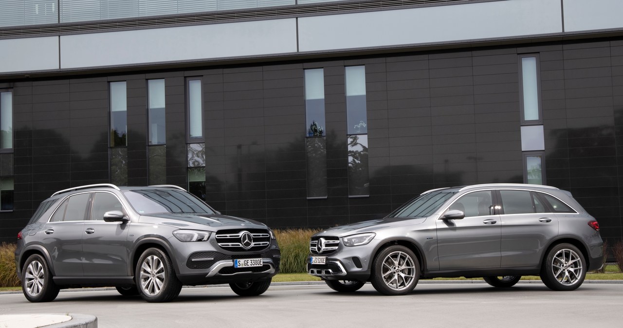 Mercedes GLE 350 de oraz GLC 300 e /Informacja prasowa