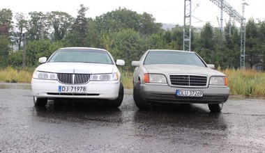 Mercedes klasy S i Lincoln Town Car