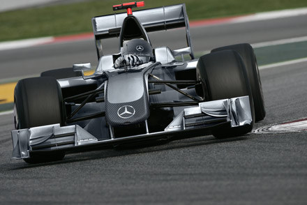 Mercedes opublikował wizualizację swojego bolidu /Informacja prasowa