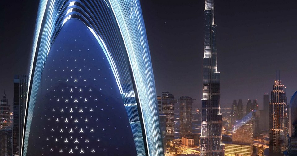 Mercedes wybuduje nowy wieżowiec w Dubaju /Mercedes/Binghatti /materiały prasowe