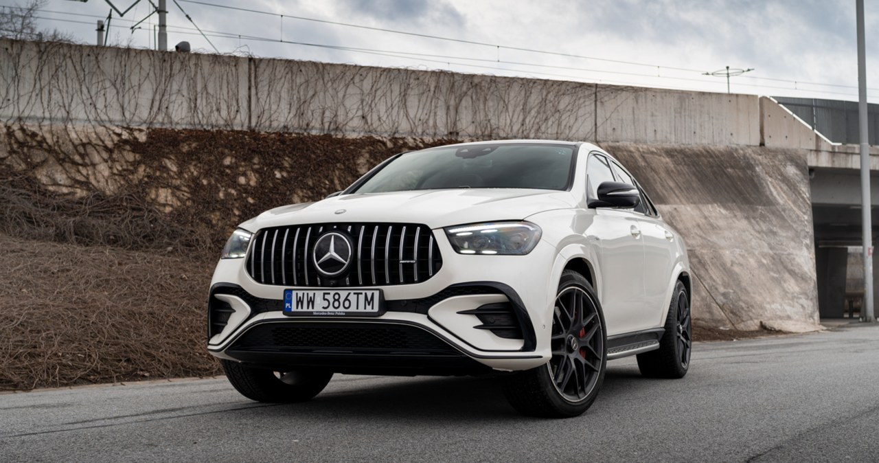 Mercedesa-AMG GLE 53 4MATIC Coupe rozpoznamy po groźnym grillu i wielkich felgach. /Jan Guss-Gasiński /INTERIA.PL