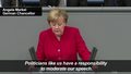 Merkel ostrzega niemieckie partie przed wyścigiem "na populizm"