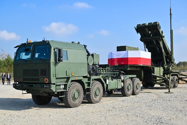 merykański rakietowy system ziemia-powietrze MIM-104 Patriot zaprezentowany w Ośrodku Szkolenia Poligonowego Centrum Szkolenia Artylerii i Uzbrojenia w Toruniu /Tytus Żmijewski /PAP