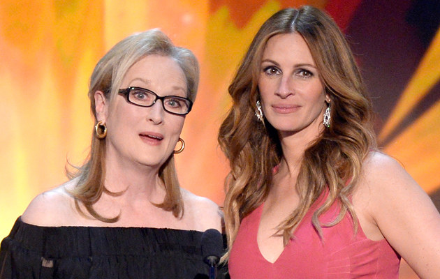 Meryl Streep i Julia Roberts /Kevork Djansezian /Getty Images