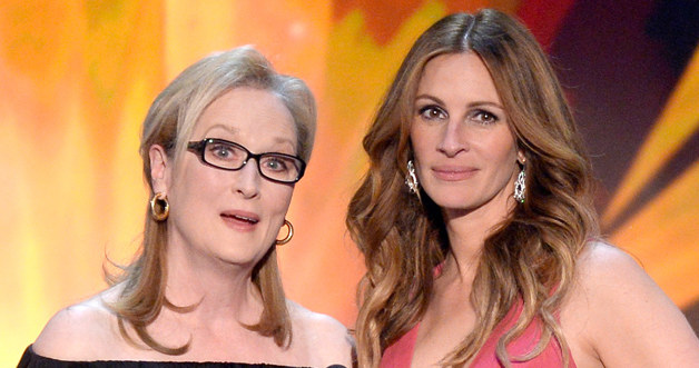 Meryl Streep i Julia Roberts /Kevork Djansezian /Getty Images