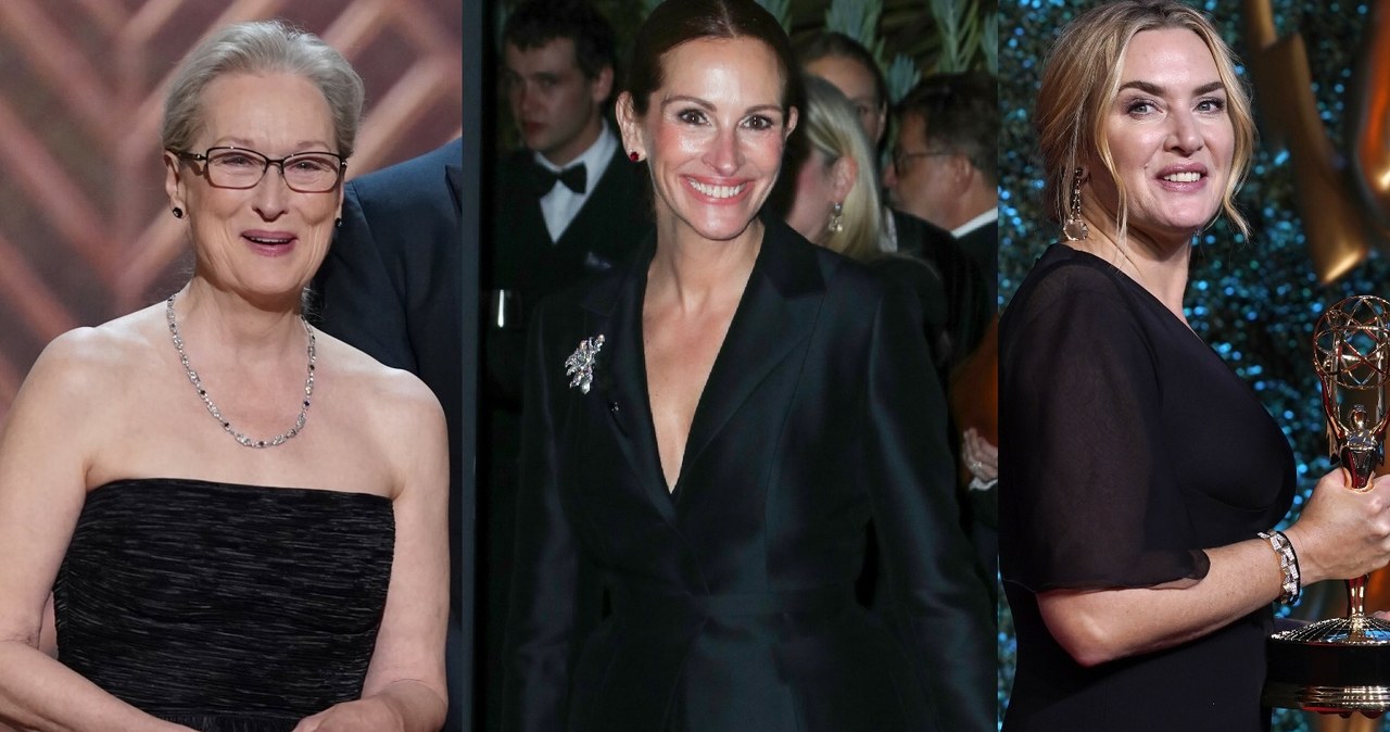 Meryl Streep, Julia Roberts i Kate Winslet /Rex Features/East News; Invision/Invision/East News /East News