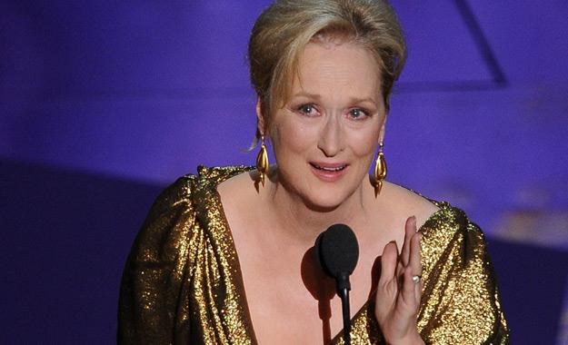 Meryl Streep nie kryła wzruszenia podczas oscarowej przemowy /AFP