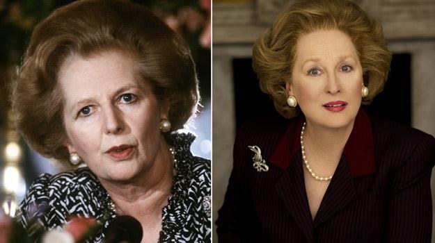 Meryl Streep w filmie "Żelazna Dama" znakomicie wcieliła się w premier Margaret Thatcher /AFP