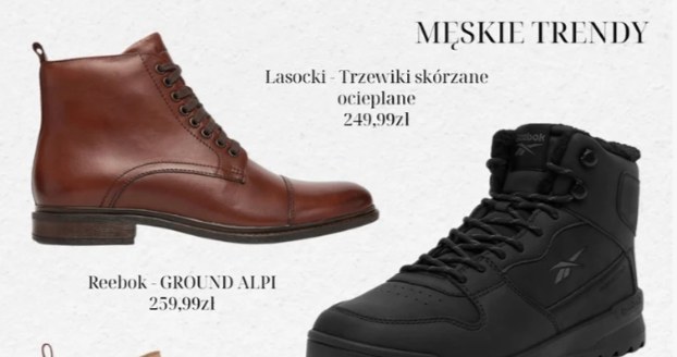 Męskie trendy na zimę 2025/2026 w CCC /CCC/zrzut ekranu /INTERIA.PL