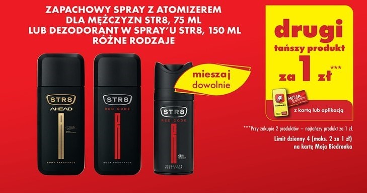 Męskie zapachy STR8 za złotówkę w Biedronce /Biedronka /INTERIA.PL