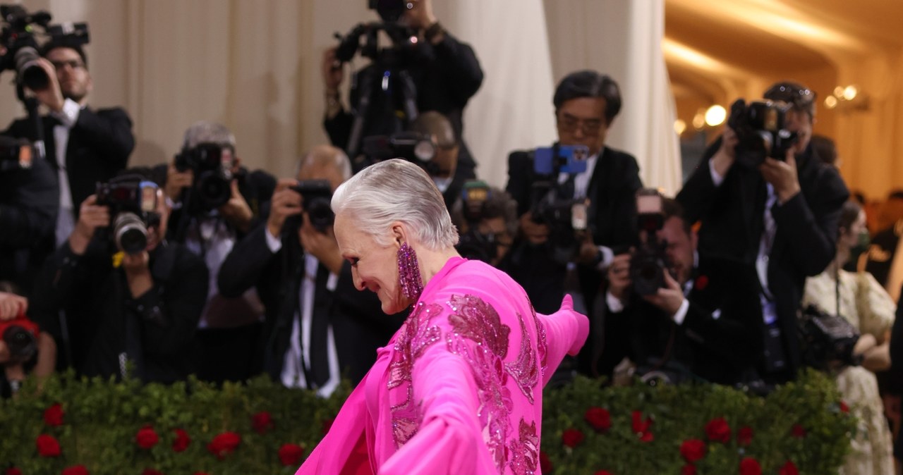 Met Gala 2022: Glenn Close szaleje w kreacji Valentino /John Shearer /Getty Images