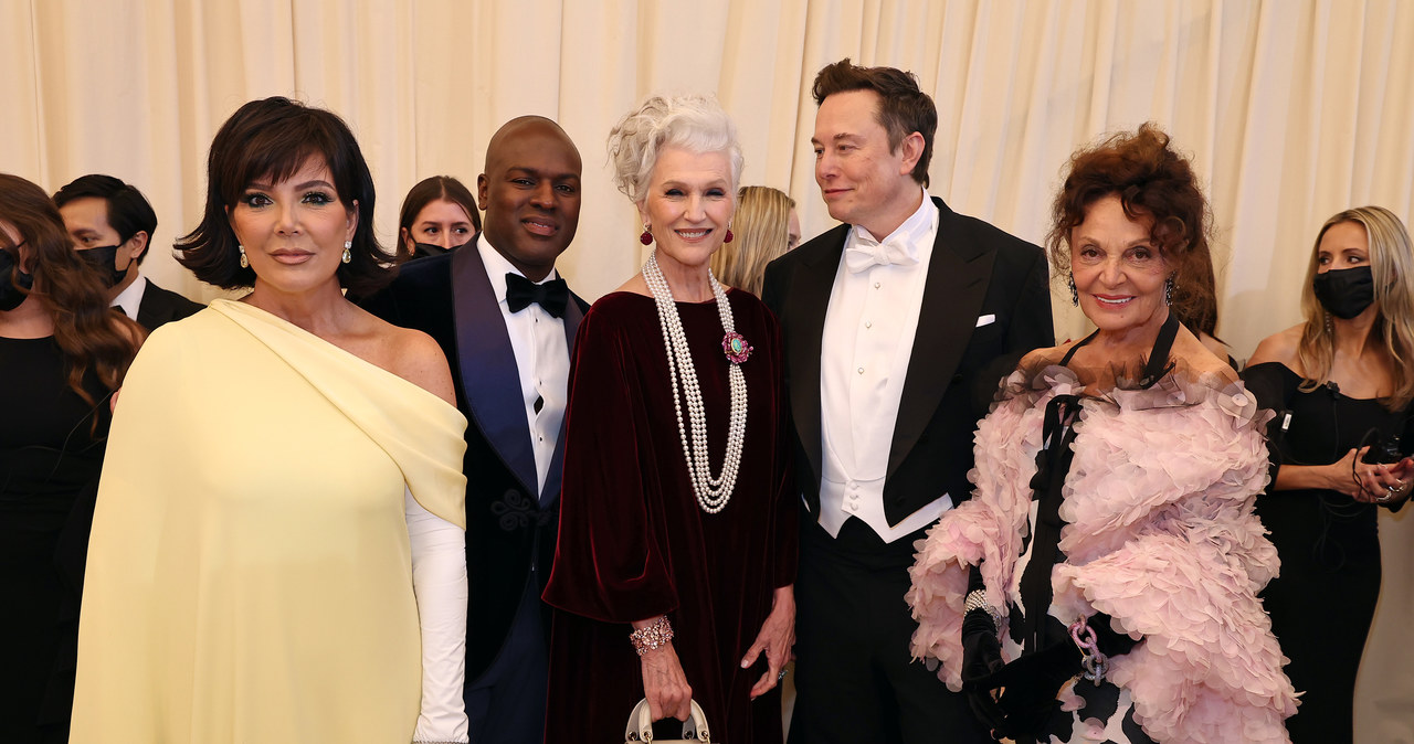 Met Gala 2022: Kris Jenner, Corey Gamble, Maye Musk, Elon Musk, Diane von Furstenberg /Arturo Holmes /Getty Images