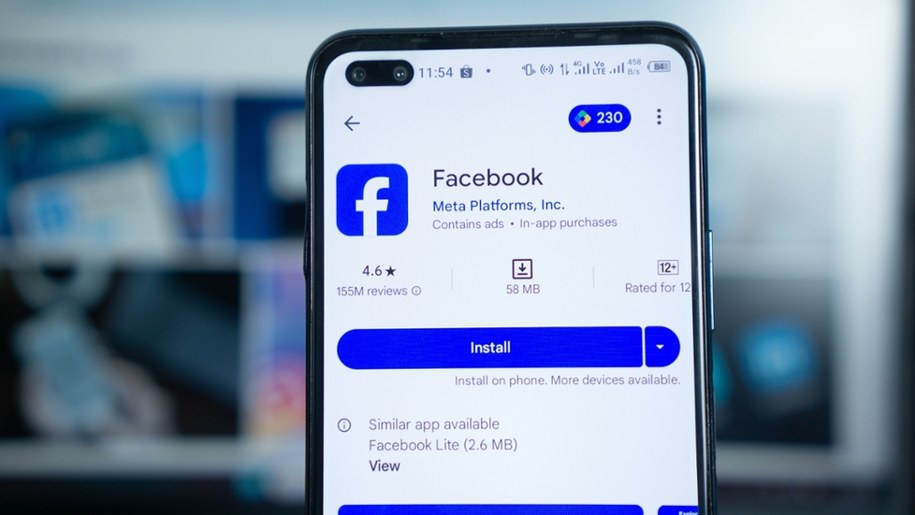 Meta wydała oświadczenie ws. politycznych reklam na Facebooku (zdj. podglądowe) /Shutterstock