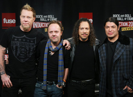 Metallica w obecnym składzie (Hetfield, Ulrich, Hammett, Trujillo) - fot. Neilson Barnard /Getty Images/Flash Press Media