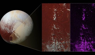 Metanowy śnieg na Plutonie