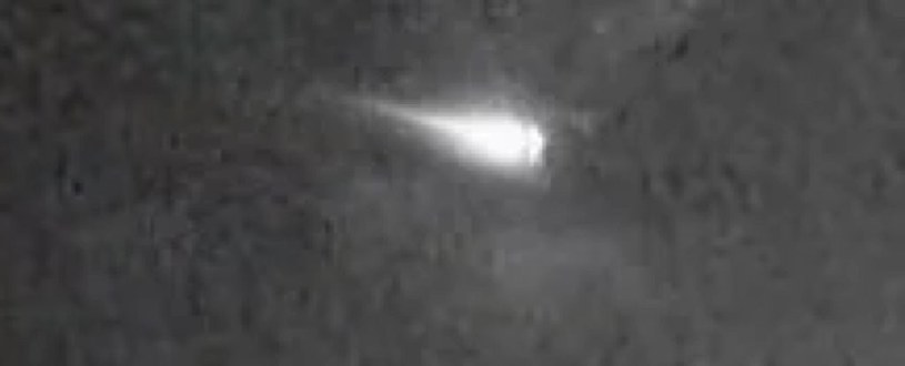 Meteor, który przeleciał nad statkiem / fot. ScienceAlert /materiał zewnętrzny
