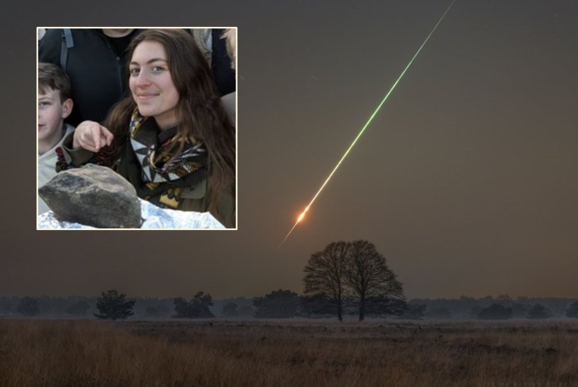 Meteoryt, który spowodował spektakularną eksplozję odnaleziony /Gijs de Reijke/Vigie-Ciel /Twitter