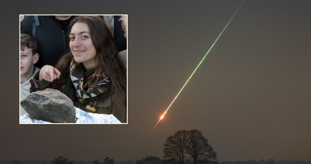Meteoryt, który spowodował spektakularną eksplozję odnaleziony /Gijs de Reijke/Vigie-Ciel /Twitter