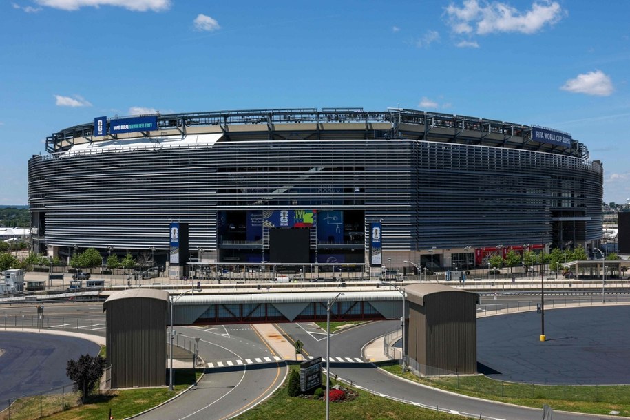 MetLife Stadium w East Rutherford w stanie New Jersey - to tam zostanie rozegrany finał tegorocznych mistrzostw świata w piłce nożnej /ANGELA WEISS/AFP /East News