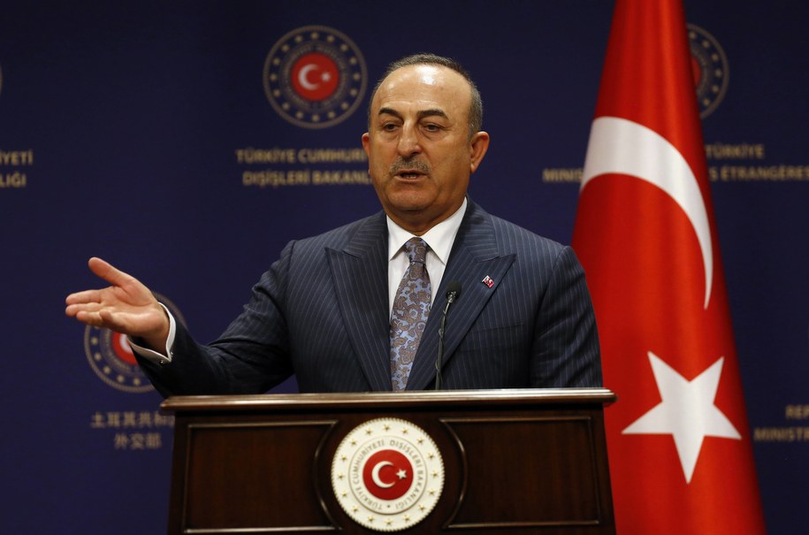 Mevlut Cavusoglu, minister spraw zagranicznych Turcji /NECATI SAVAS /PAP/EPA