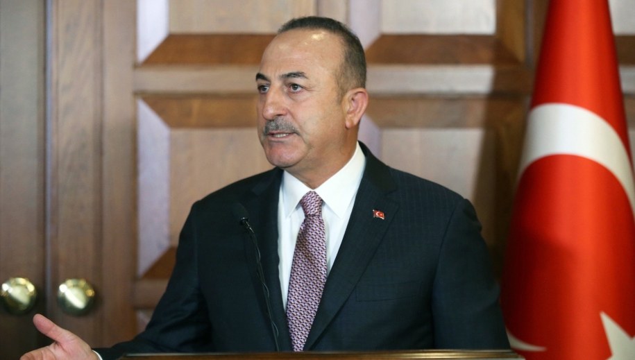 Mevlut Cavusoglu /TURKISH FOREIGN MINISTRY PRESS OFFICE /PAP/EPA