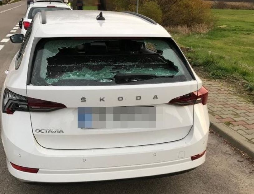 Mężczyzna uszkodził metalowym prętem 6 samochodów. /Policja Lubelska /Policja