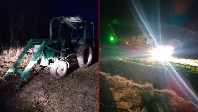Mężczyzna wciągnięty przez koło traktora. Groźny wypadek w Lubelskiem