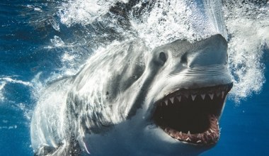 Mężczyzna zaatakowany przez rekina. Zęby podziurawiły deskę