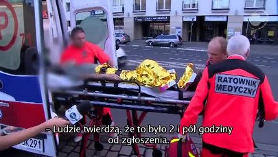 Mężczyzna zasłabł. Karetka przyjechała po dwóch godzinach